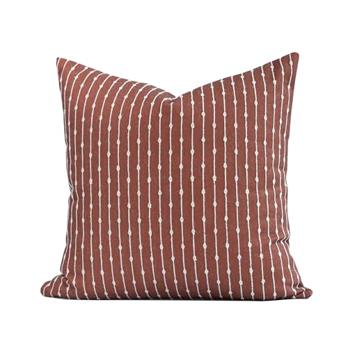 Crumbs Home Modern Farmhouse Fall Linen Indoor Outdoor Throw Pillow