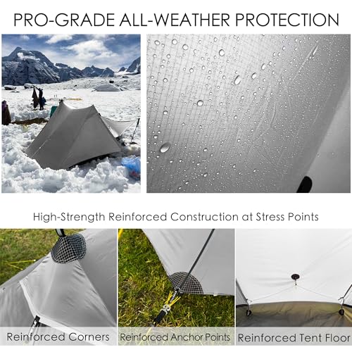 Carpa ultraligera para 2 personas 3F UL Gear miniatura 4