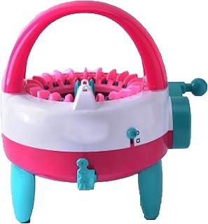 XZHFC Maszyna dziewiarska dla dzieci ręcznie robiona wełna szalik maszyna 22 igły gwiazda cylinder dziewiarska wełna maszyna dziewczyna ręcznie robiona zabawka zrób to sam