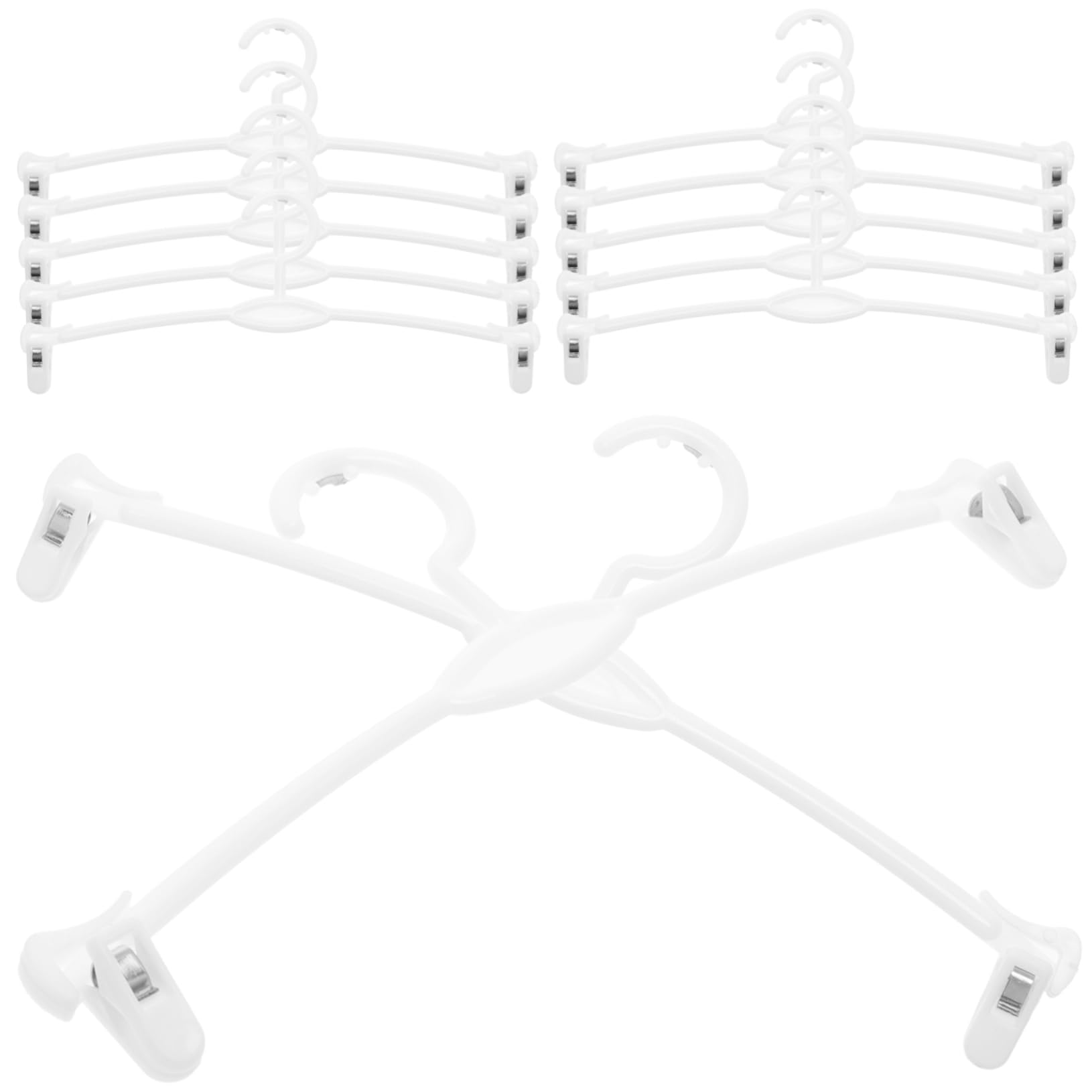 LALADEFIEE Panties Hanger Bra Support Plastic Laundry Hanger Non Slip Drying Rack for Bras Underwear Coats