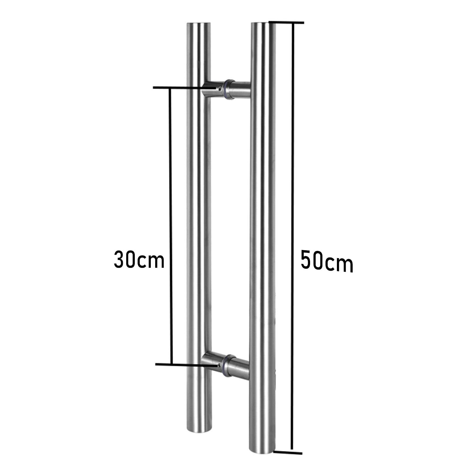 Manijas de Acero Inoxidable para Puertas Corredizas y de Ducha, Par(L:50cm(19.6in)/30cm(11.8in),1)