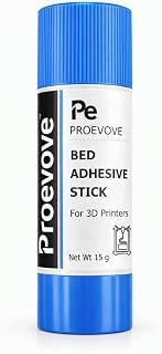 Proevove™ 3D Printer Bed Adhesive Stick 15g | Glue for PLA, ABS, PETG TPU| Strong Build Plate Adhesion | Reduces Warping |... Price In India