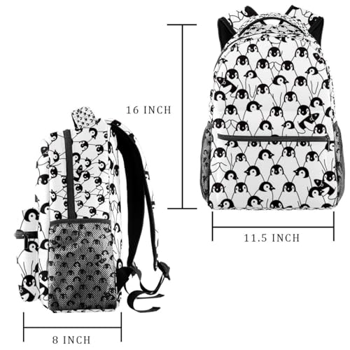 Sac de voyage décontracté pingouin pour les sorties et le lycée - 2