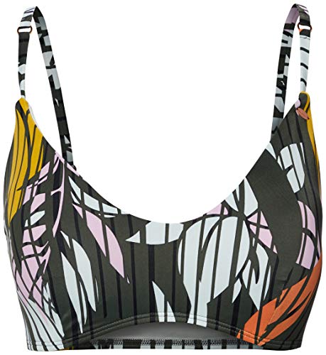 O'Neill Damen PW Caipi Top Bikinis, Green Aop W/Pink Or Purple, 40