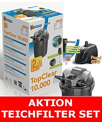 Superfish 546514/3275 SF Top Clear 10000 Pressure Filter Set with Pump