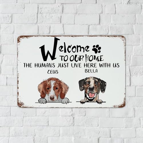 Plaque aluminium Welcome personnalisable finition premium