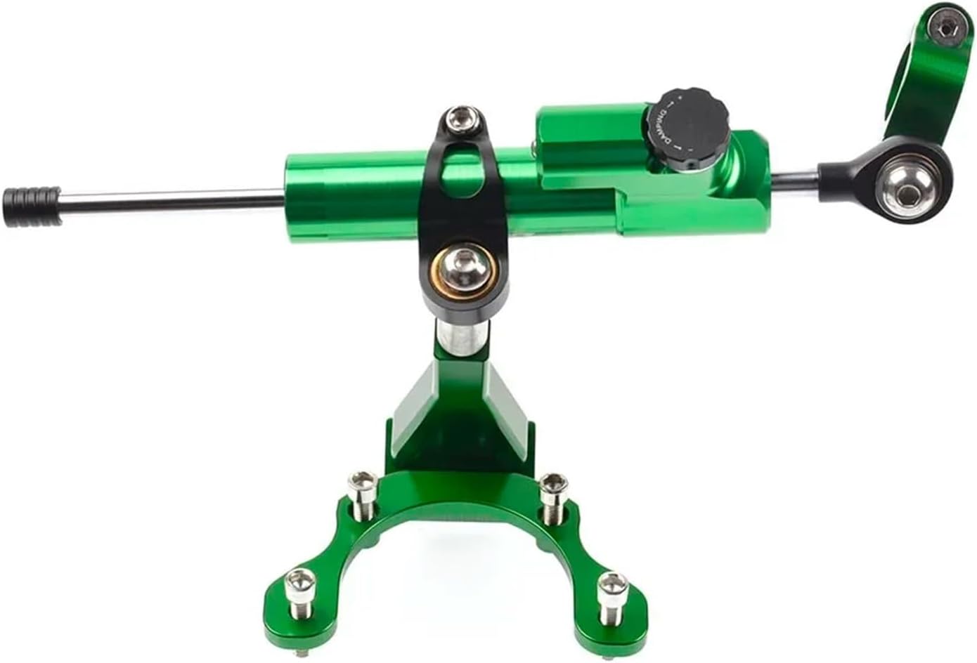 Motorcycle Steering Damper for K-awasaki Z900 Z 900 Dampers Mount Bracket Support Kit 2017 2021 2022 2023 Fiber Carbon Steering Damper Stabilizer Motorcycle(Large)