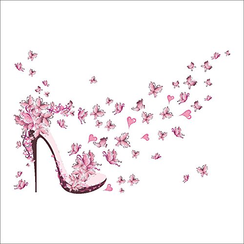 Vinilo decorativo BIBITIME con diseño romántico y mariposas miniatura 6