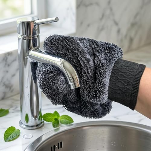 Gant de Nettoyage de Véhicule pour VW Sagitar chiffon lavage double face microfibre auto