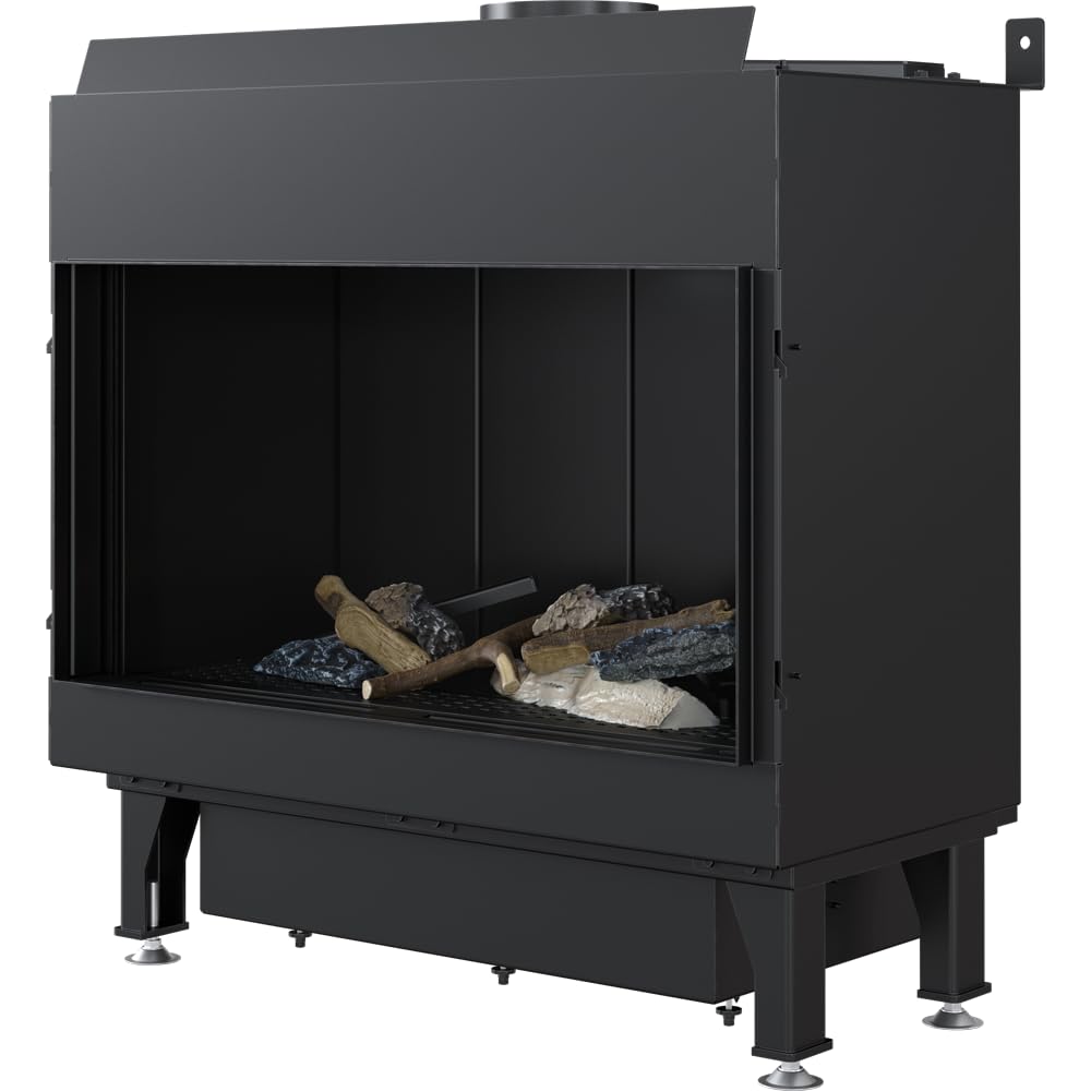 KRATKI Camino a gas LEO 6,8 kW frontale A diametro 100/150 propano 4,8 kW | Gas, efficienza 92,1%, classe A. Kratki PRO; per recupero calore.; combustione efficiente; basse emissioni; inserto per