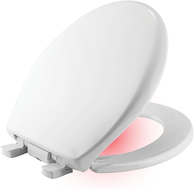 Mayfair iLumaLight Night Light Toilet Seat with EasyClean & Change