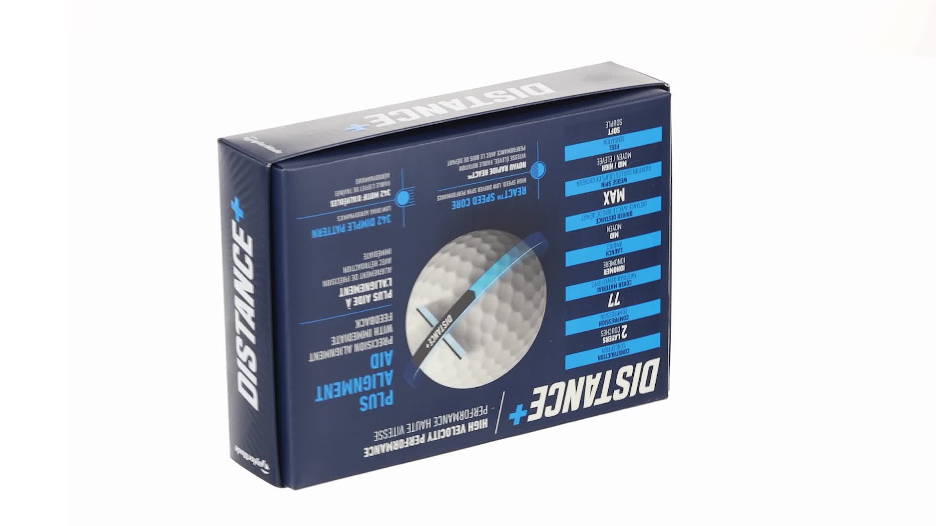 Amazon.com : TaylorMade Distance+ Golf Balls 2021, White : Sports
