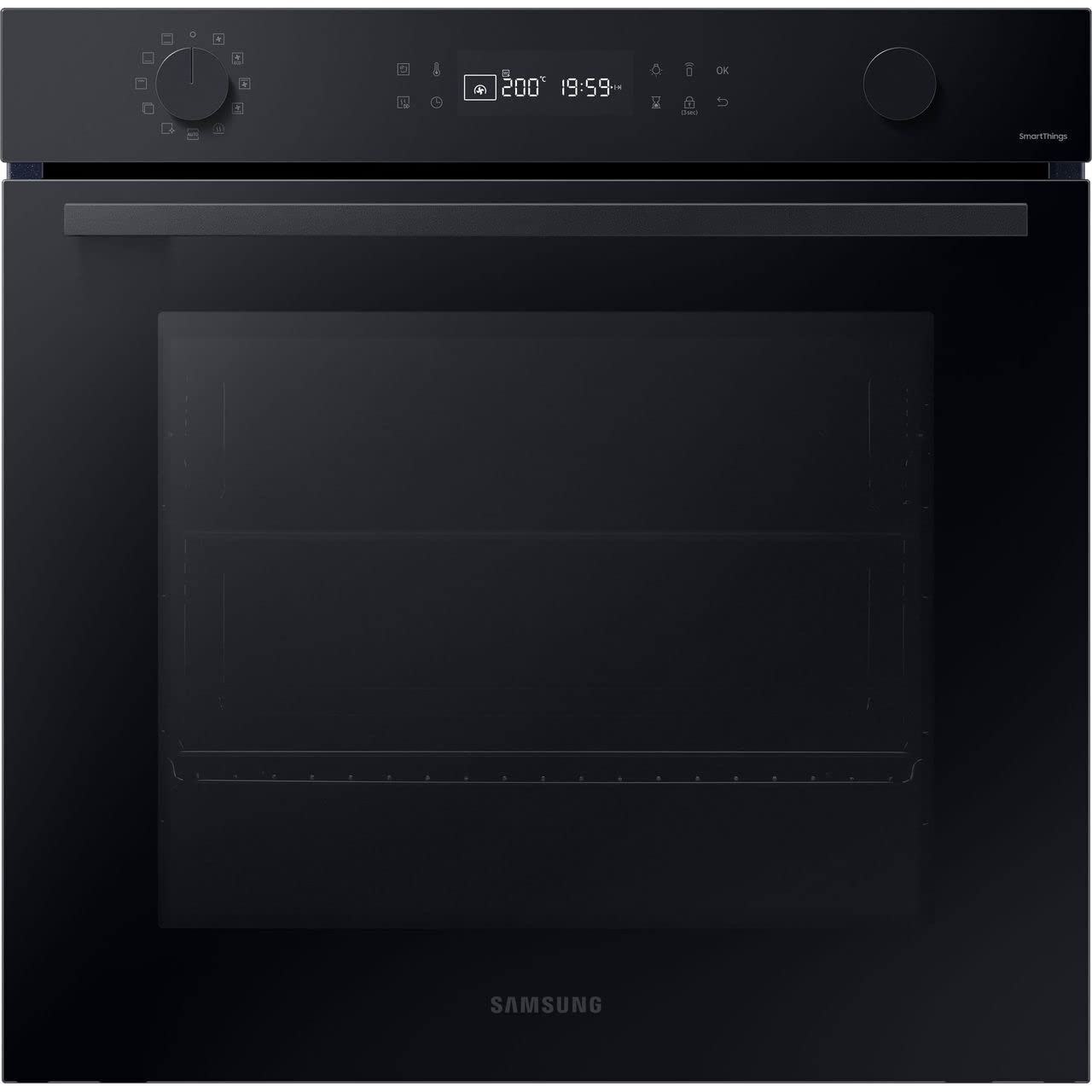 NV7B41403AK/U4 Series 4 Built In 60cm A+ Electric Single Oven Black