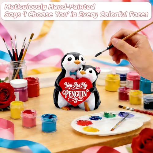 Gifts for Women Her Girlfriend Wife Husband BF Men Him Penguin Figurines - Image 3