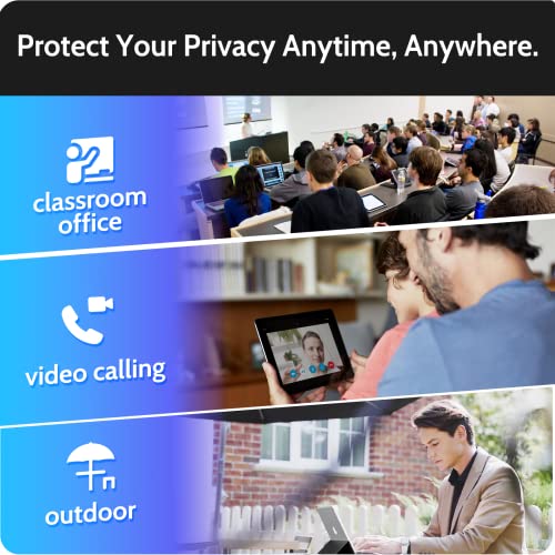 Image of Peslv Magnetic Privacy Screen Protector for iPad 9th 8th 7th Generation 10.2 Inch & iPad Air 3th & iPad Pro 10.5 In, Removable Anti Blue Light Glare Spy Private Filter, High Sensitive Bubble-Free Easy Install Black Security Screen