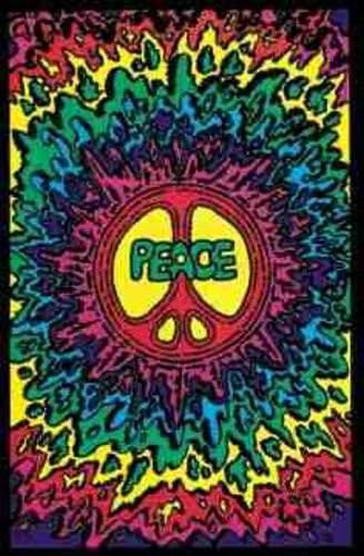 Scorpio Psychedelic Peace Blacklight Poster 24"x36" Art Print Poster