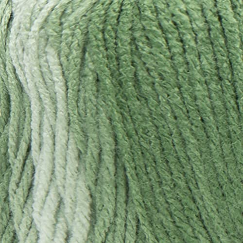 Image of Red Heart Super Saver Jumbo Green Apple Ombre Yarn of 283g /10oz - Acrylic - 4 Medium (Worsted) - 482 Yards - Knitting /Crochet (Pack of 12)
