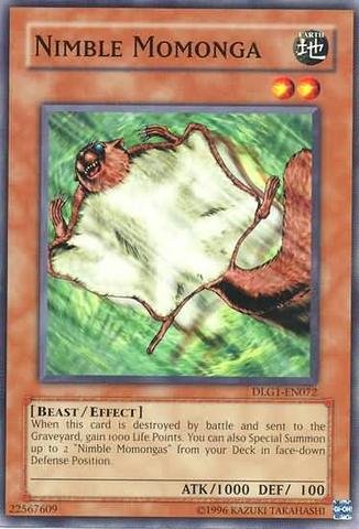 Yu-Gi-Oh! - Nimble Momonga (DLG1-EN072) - Dark Legends - Unlimited Edition