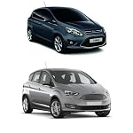 MTC Automotive Ford C-MAX II 2013-2015 Restyling Non Slip Reinforced Heel Pads Round Fastening Buttons - Image 2