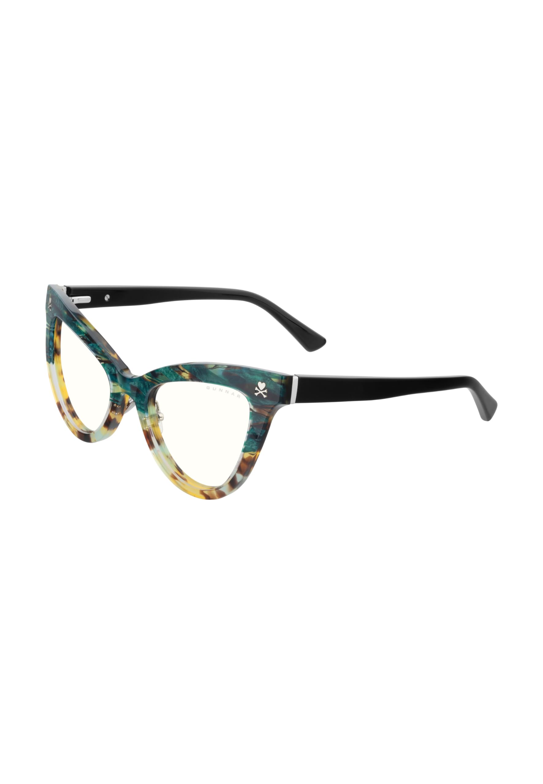 Gunnar x Tokidoki Blaulicht-Brille - Sandy - Green Cactus - Clear