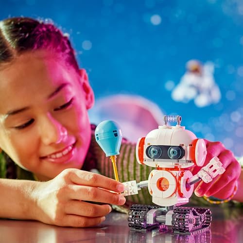 Creator 3 in 1 Robot Spaziale Giocattolo - Si Trasforma in Cane o in Razzo - Set di Costruzioni per Bambini, Bambine, Ragazzi e Ragazze da 8 Anni - Idea Regalo di Compleanno Creativa - 31164 - Lego - Immagine 1