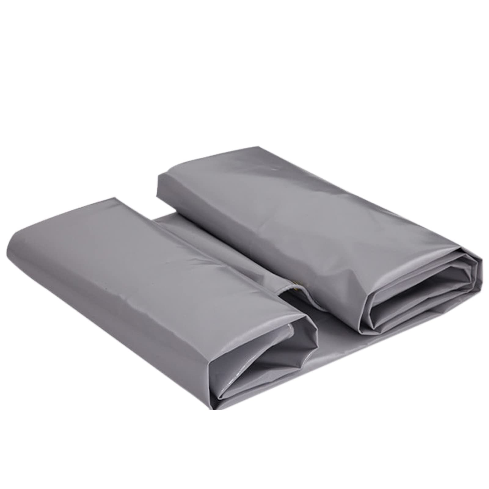 Lona Impermeable de Alta Resistencia de 3 m x 4 m (10 pies x 13 pies) para Tienda de campaña con Ojales, 420 g/m², Lona para el Suelo para Pesca y Acampada, Color Gris (tamaño: 3 x 4 m)