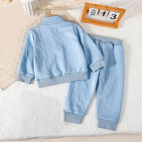 Boys 2 Piece Tracksuit Long Sleeve Hoodie Pants Set Comfortable Sportswear For Toddler Baby Casual Outfits Soft2