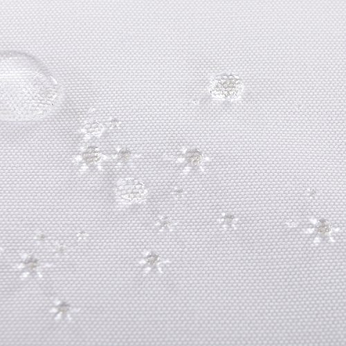 Highfly Linen Round Tablecloth 60 Inch Waterproof White Tablecloth For Home Kitchen Dining Room #TOP1