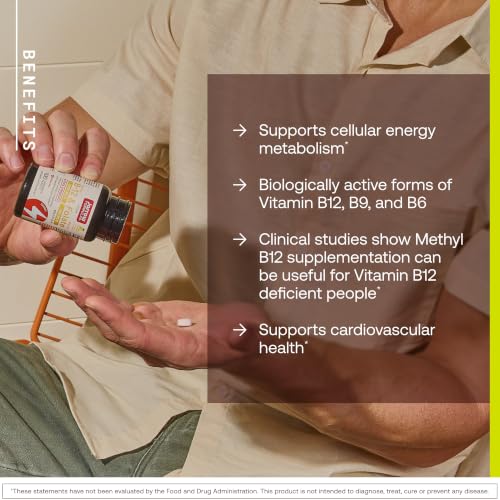 Jarrow Methyl B-12 & Methyl Folate Supplement, 100 Chewable Tablets - image 2