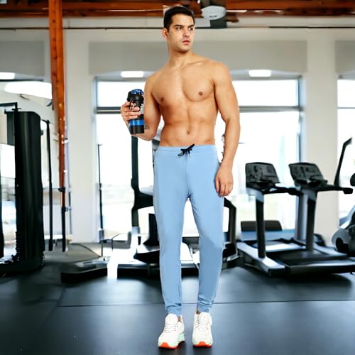 Image of RynoGear Track Pants for Men with Zipper Pockets (Pack of 2)