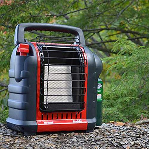 Mr-Heater-MH-F232000-Portable-Buddy-9000-BTU-Propane-Gas-Radiant-Heater-with-Piezo-Igniter-for-Outdoor-Camping-Job-Site-Hunting-and-Tailgates-Red-2-Pack