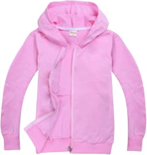 Sudadera de gran tamaño con cremallera Chaqueta de algodón Color sólido Primavera y Delgada
