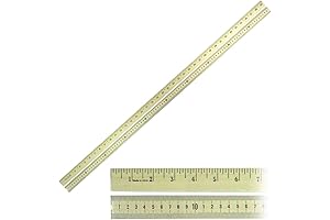 Wood Meter Stick, Durable, Lacquered, Set of 12 - USA Made