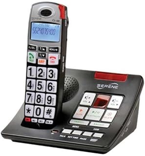 Serene Innovations CL-60A Amplified Talking Caller ID Cordless Phone with Amplified & Slow-Play Answering Machine