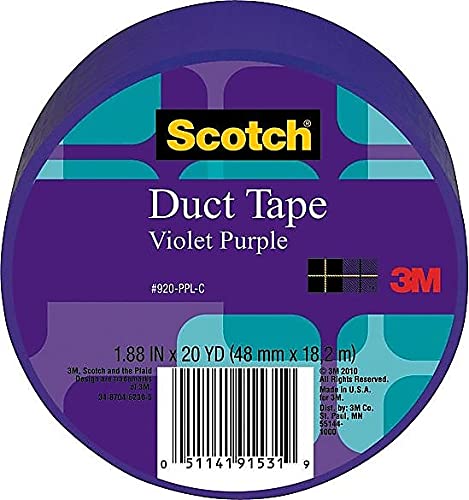 Scotch Duct Tape, 1.88 x 20 yds., Purple