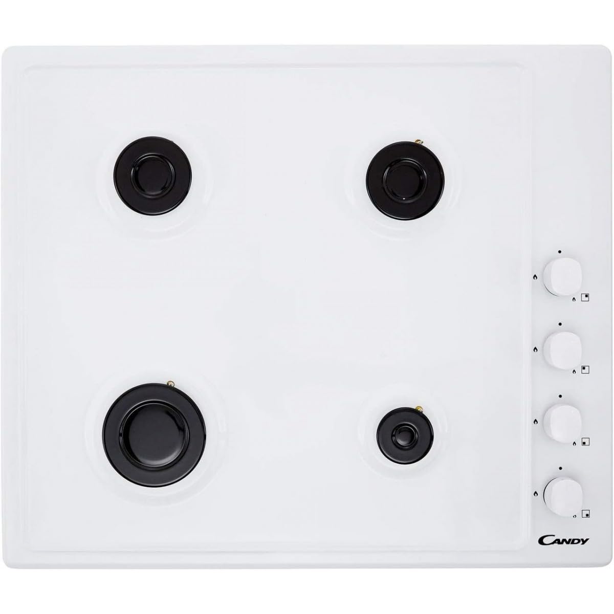 Candy CHW6LWW - Piano cottura da incasso, 60 cm, a gas, colore: Bianco