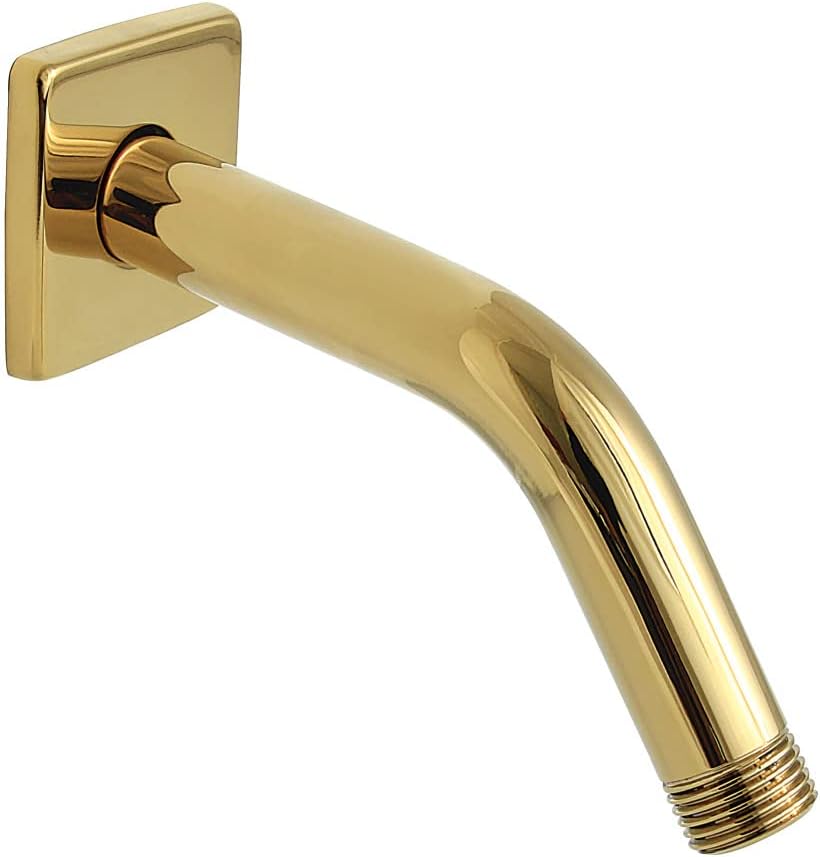 Kingston Brass K412K5 7-Inch Shower Arm with Square Flange in Oil Rubbed Bronze