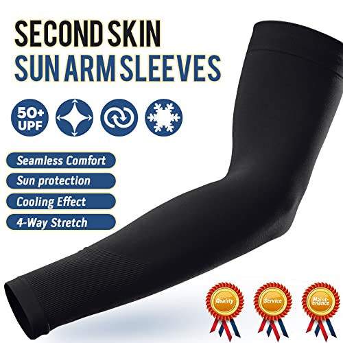 GOUNOD Sun Protection Cooling Compression Arm Sleeves For Men - Basketball Outdoors Sports Workouts volleyball arm sleeves — view 4
