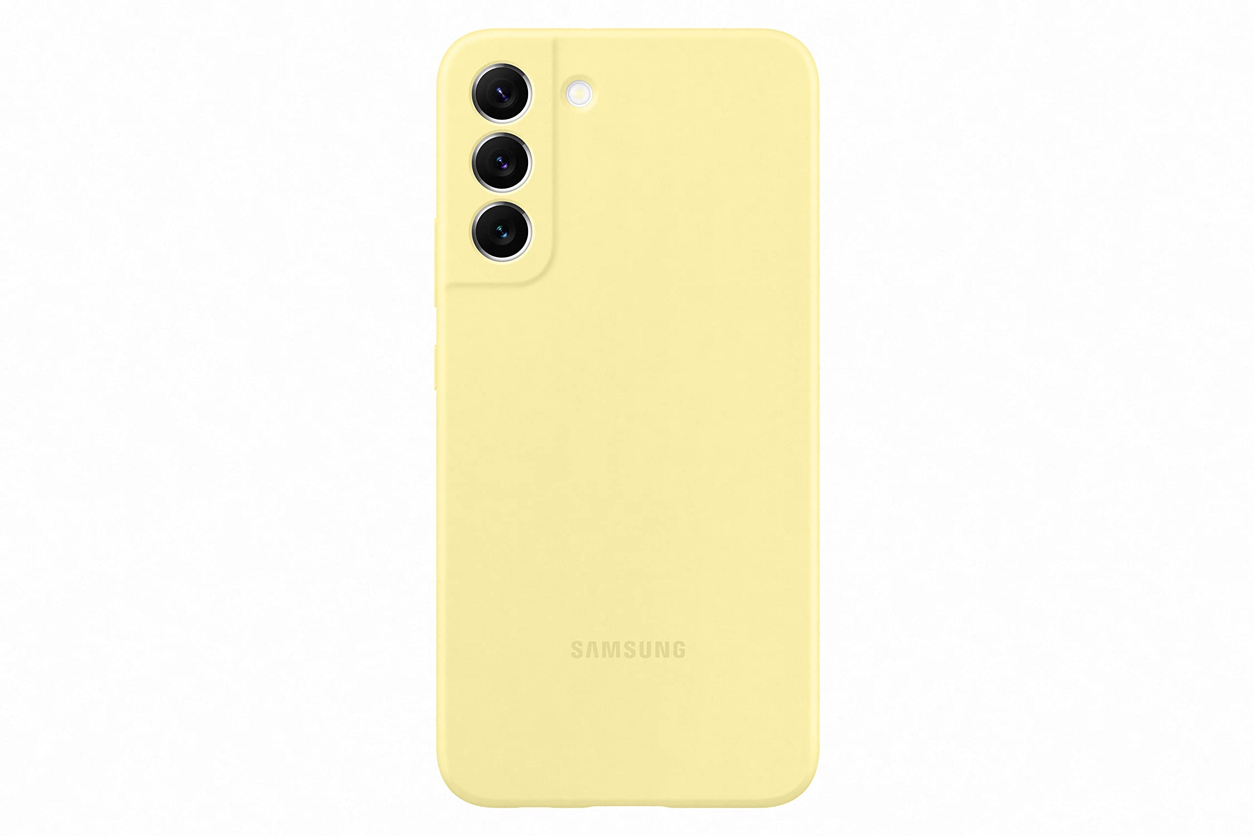 Samsung Silikon akıllı telefon kılıfı EF-PS906 Galaxy S22+ için, cep telefonu kılıfı, silikon, koruyucu kılıf, darbeye dayanıklı, ince ve kullanışlı, sarı