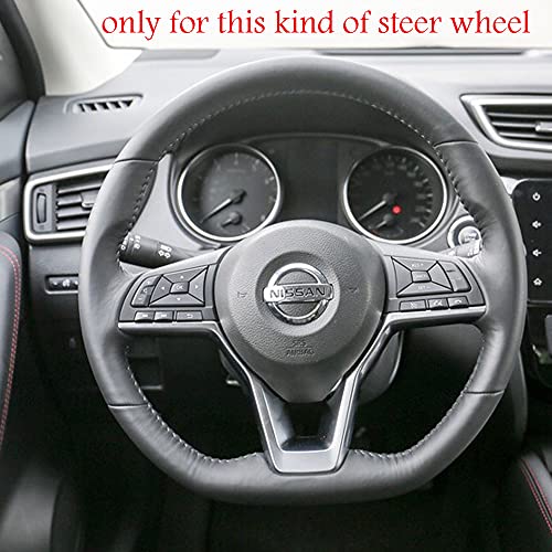 Steering Wheel Bling Crystal Emblem For Nissan, Shiny Accessories Parts Logo Sticker Badge Decals Covers Interior Decorations (Ring) #TOP1