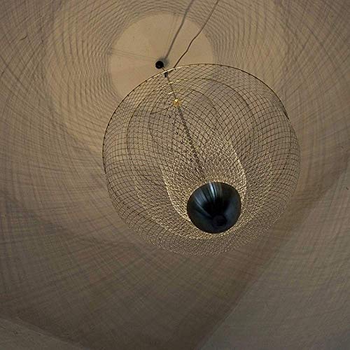 Plafonnier géométrique en maille pour salon et salle à manger moderne
