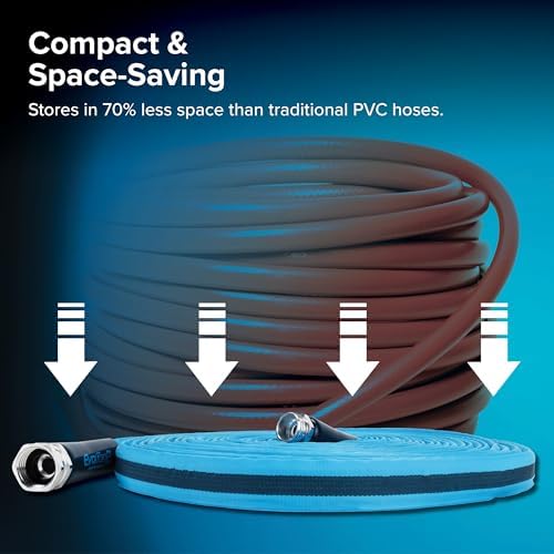 Camco EvoFlex2 50-ft Drinking Water Hose - RV Drinking Water Hose Reinforced with Fabric & Ultra Lightweight - Contains No Lead, No BPA & No Phthalate - Abrasion Resistant (22579) - 2