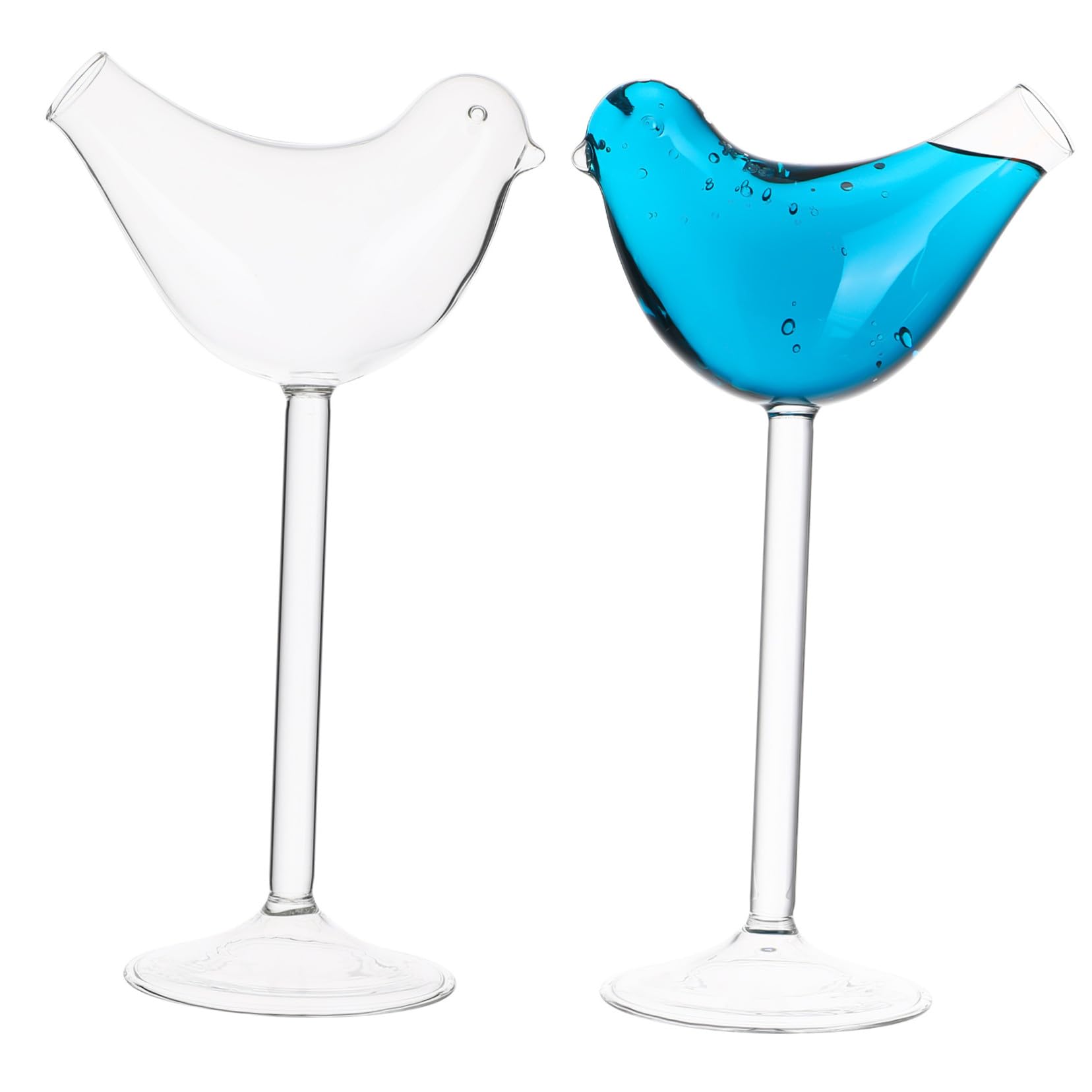 Verres à martini oiseau idéal pour cadeau de mariage et fête moderne