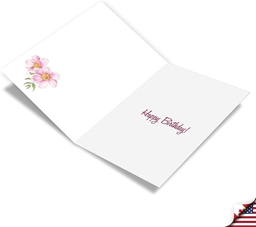 Miniatura 2 de NobleWorks Tarjeta de felicitación de cumpleaños 75 con sobre de 5 x 7 pulgadas (1 tarjeta) número pastel 75 C10117MBG