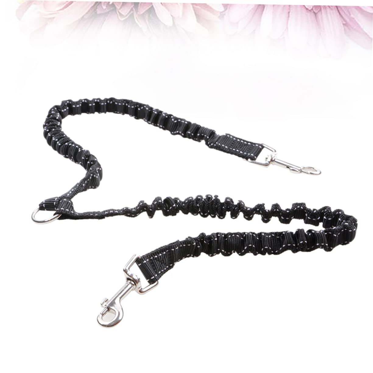 Levemolo Enhance Your Pet's Style Double-Head Dog Traction Strap Stretchable Pet Pulling Rope