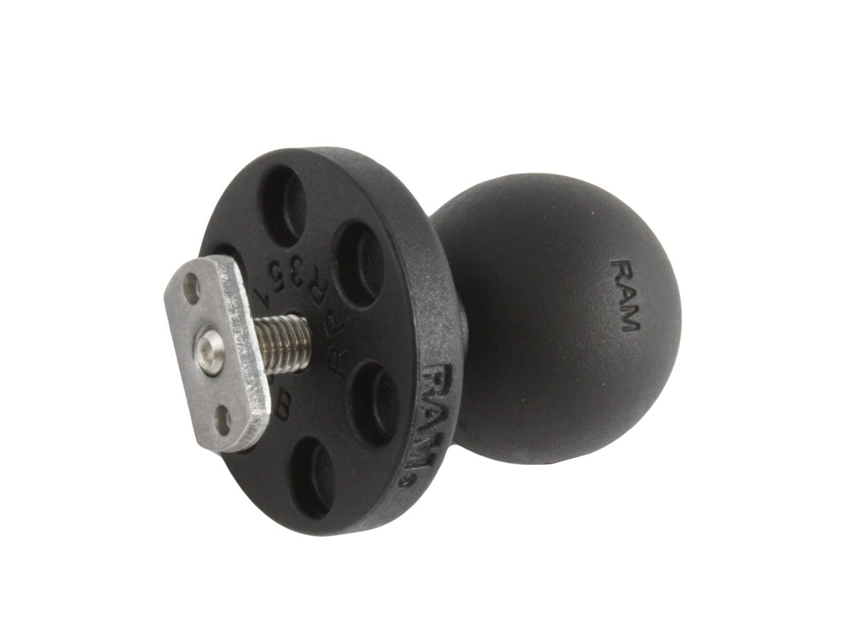 RAM MOUNTS RAP-B-375U 1" Ball with T-Slot Adapter for Flat Panels