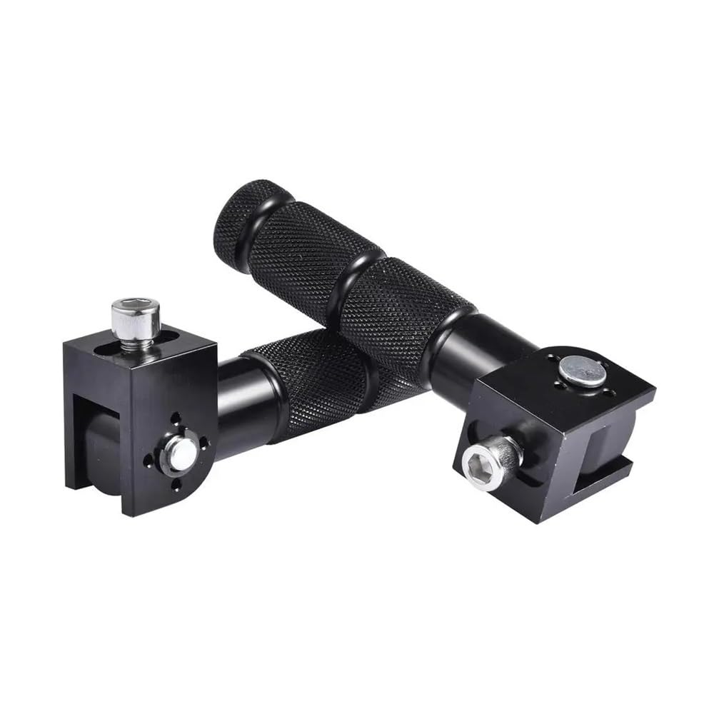 Cale Pied Moto Passager Accessoires Moto Pédales Universelles Repose-Pieds Repliables pour Motos Véhicules Cyclomoteurs Karts