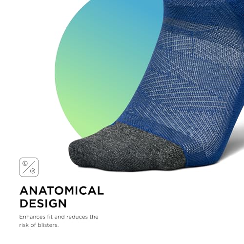 Feetures Elite Light Cushion No Show Tab Sock Wave4