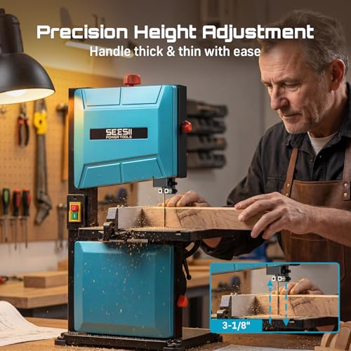 SEESII Benchtop Band Saw for Woodworking
