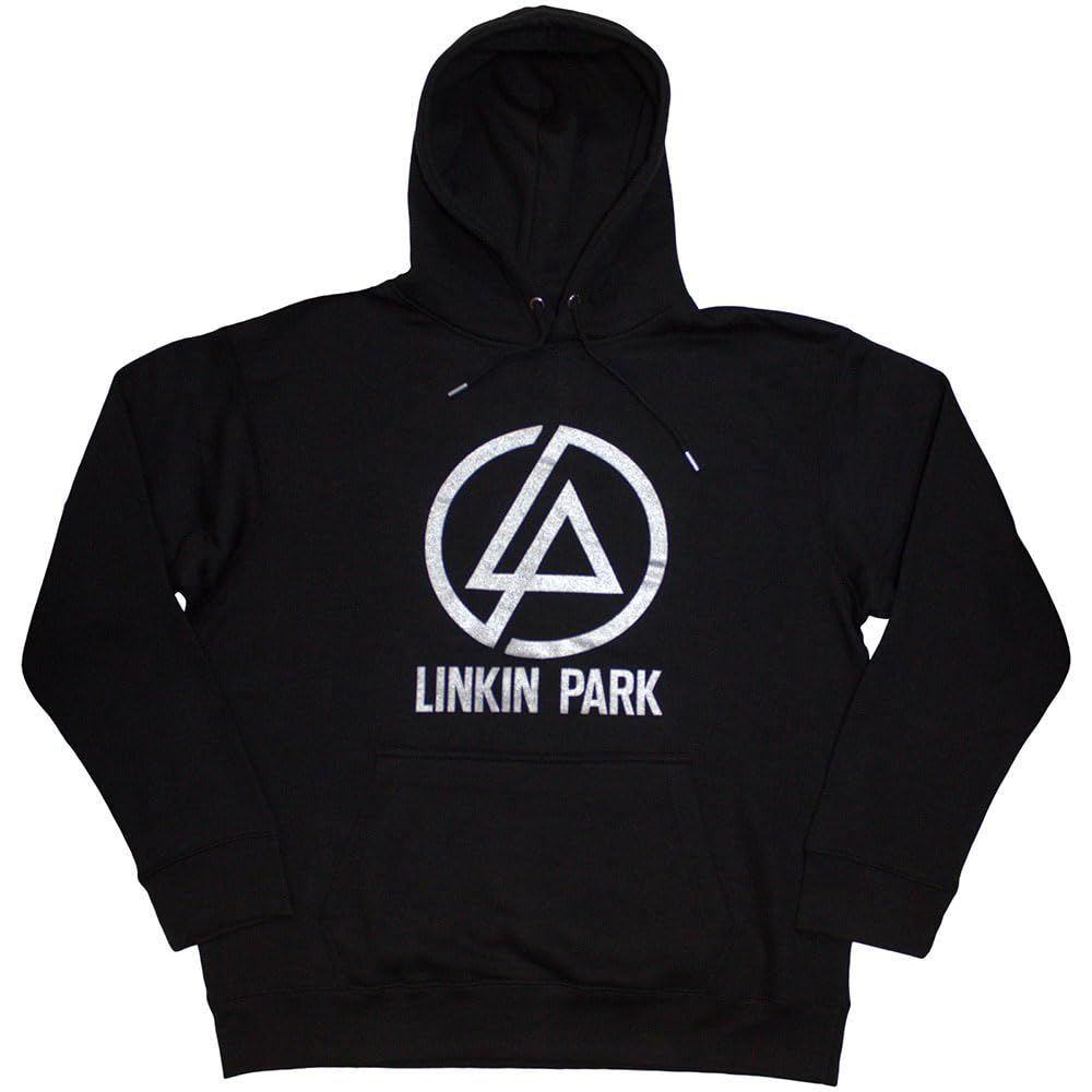 Rock Off Officially Licensed Products Men's Black Linkin Park Concentric Hoodie - Xxl